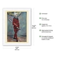 thumbnail image 2 of Harlequin - From an Original Color Painting by Paul Cézanne c.1888 - Japanese Unryu Rice Paper Art Print (Unframed) 12 x 16 in, 2 of 4