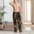 thumbnail image 5 of Vsdgher Sloth Doing Yoga Print Mens Pajama Pants Sleep & Lounge Pants, PJ Bottoms With elastic waistb and Pockets, 5 of 5