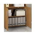 thumbnail image 4 of Librero SKAL LIVING 5 Repisas Moderno Decorativo Con Puertas Cafe Claro 56118, 4 of 7