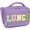 PurpleWithLetter, variant on GYEUKHAM Kids Lunch box Insulated Soft Bag Mini Cooler Back to School Thermal Meal Tote Kit for Girls,Boys,Black