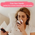 thumbnail image 4 of Nail Foil Wraps - GIXUSIL Nail Gel Remover Soak Off Cotton Pads Gel Polish Remover - Gel Nail Polish Remover Aluminium Wrap (2.5x3.5in, 100 Pcs) Nail Glue Remover, 4 of 7