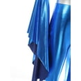 thumbnail image 6 of TiaoBug Women 70s Disco Costume One Shoulder Long Sleeve Bell Bottom Hippie Club Jumpsuit Royal Blue XL, 6 of 7
