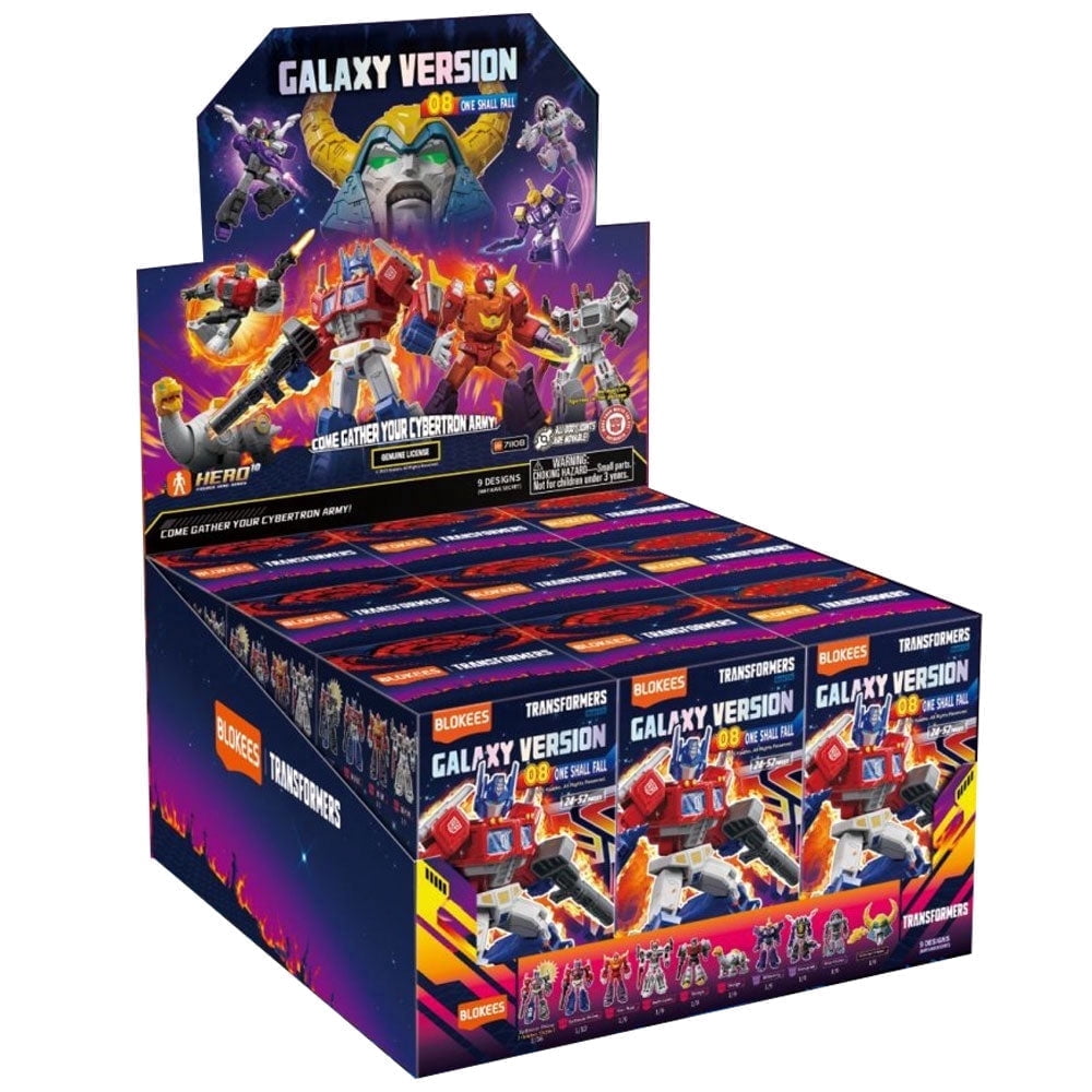Blokees Transformers 08 One Shall Fall Sealed Case of 9 - Galaxy