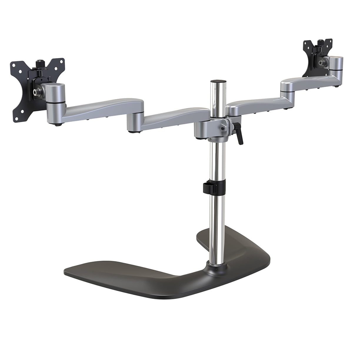 DUAL MONITOR STAND FOR UP TO 32 MONITORS ARTICULATING ARMS