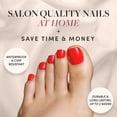 thumbnail image 2 of Set de 32 unidades Glamnetic Fiery Red Solid Opaco Press-On Toenails, 2 of 6