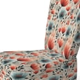 thumbnail image 4 of Designart "Blissful Red Florals In Vintage Romance III" Red Floral Upholstered Accent Chair - Cottage Arm Chair For Living Room, 4 of 5