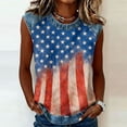thumbnail image 2 of Trgacdwlo Patriotic Women's Tank Tops Raglan Women's Sleeveless Shirts We the People Stars Stripes 250th Anniversary USA Shirt Women, 2 of 6