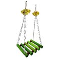 thumbnail image 2 of SPRING PARK 1/5Pcs Parrot Toys, Colorful Swing Chewing Hanging Toys Rattan Balls Bird Perch Stand Climbing Rope Toys for Parakeet, Conure, Cockatiel, Mynah, Love Birds, Finch, 2 of 7