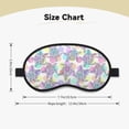 thumbnail image 4 of Salouo Sea Turtles Pattern Eye Masks, 1-Pack Sleep Mask Eye Cover Washable Sleeping Eyeshade Block Sleep Shade Cover Light Reduces Traveling Gifts, 4 of 7