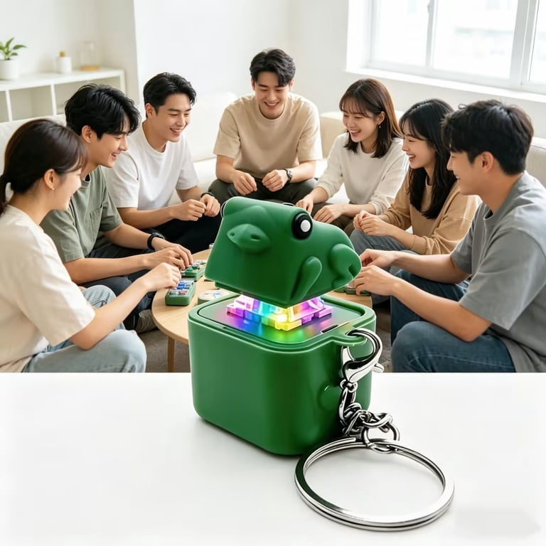 6 Park Frog Croaking Fidget Noise Maker, USB Rechargeable Frog