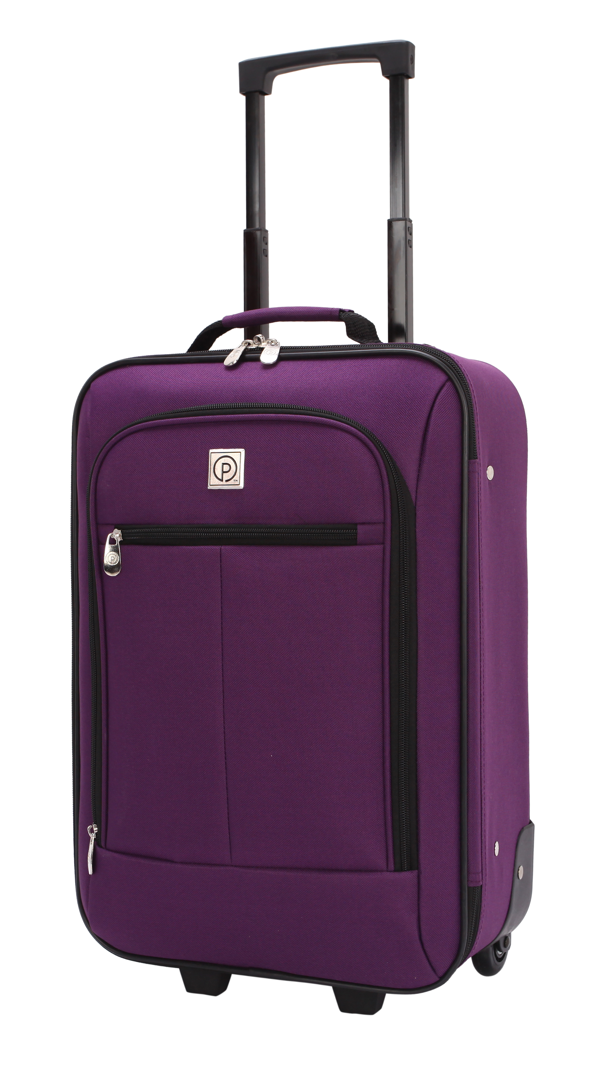 Protege Pilot Case 18" Carry-on Luggage, Purple, 12.5"L x 6.5"D x 19.25"H - image 5 of 7
