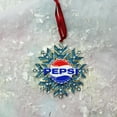 thumbnail image 2 of 3.5" Silver and Blue Pepsi Logo Snowflake Christmas Ornament, 2 of 2