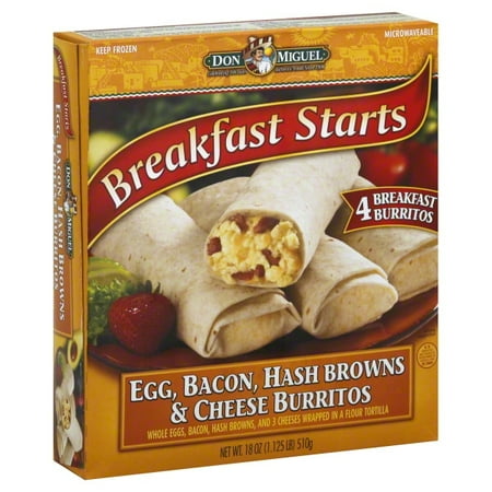Don Miguel Don Miguel Breakfast Starts Burritos, 4 ea