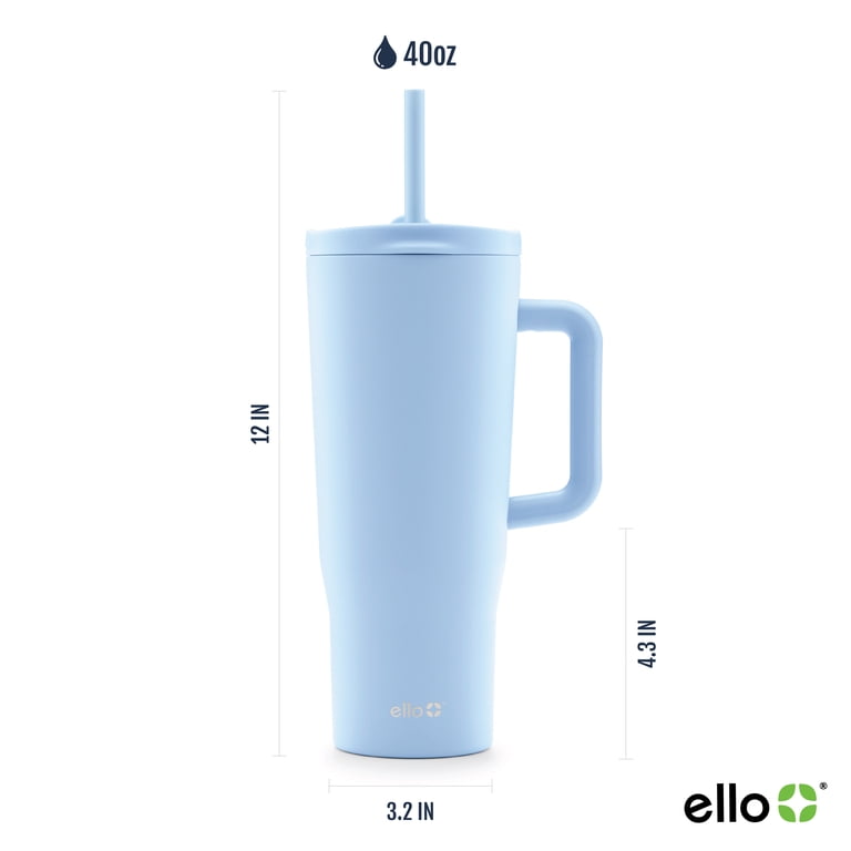 H e l l o ☻ˎˊ Ello Clean 40oz Stainless Steel Tumbler - Vacuum Insulated