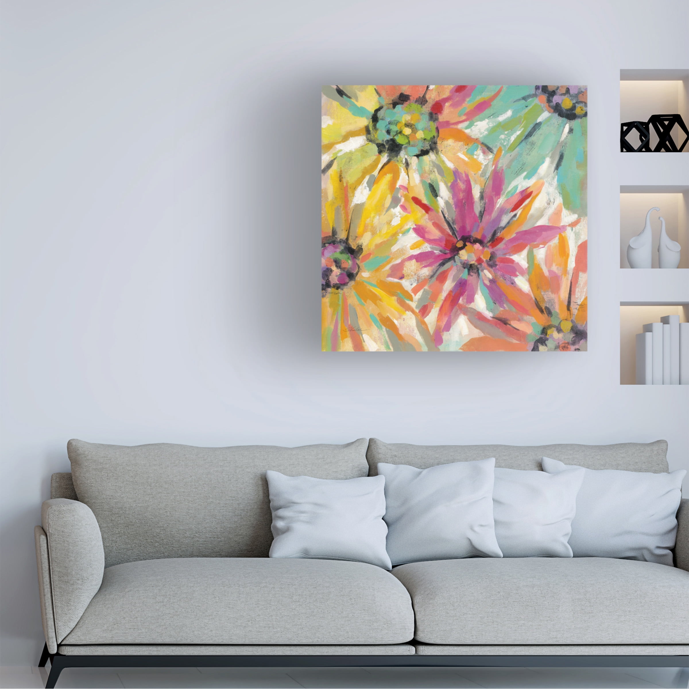 Trademark Fine Art 'Abstracted Petals II' Canvas Art by Silvia Vassileva