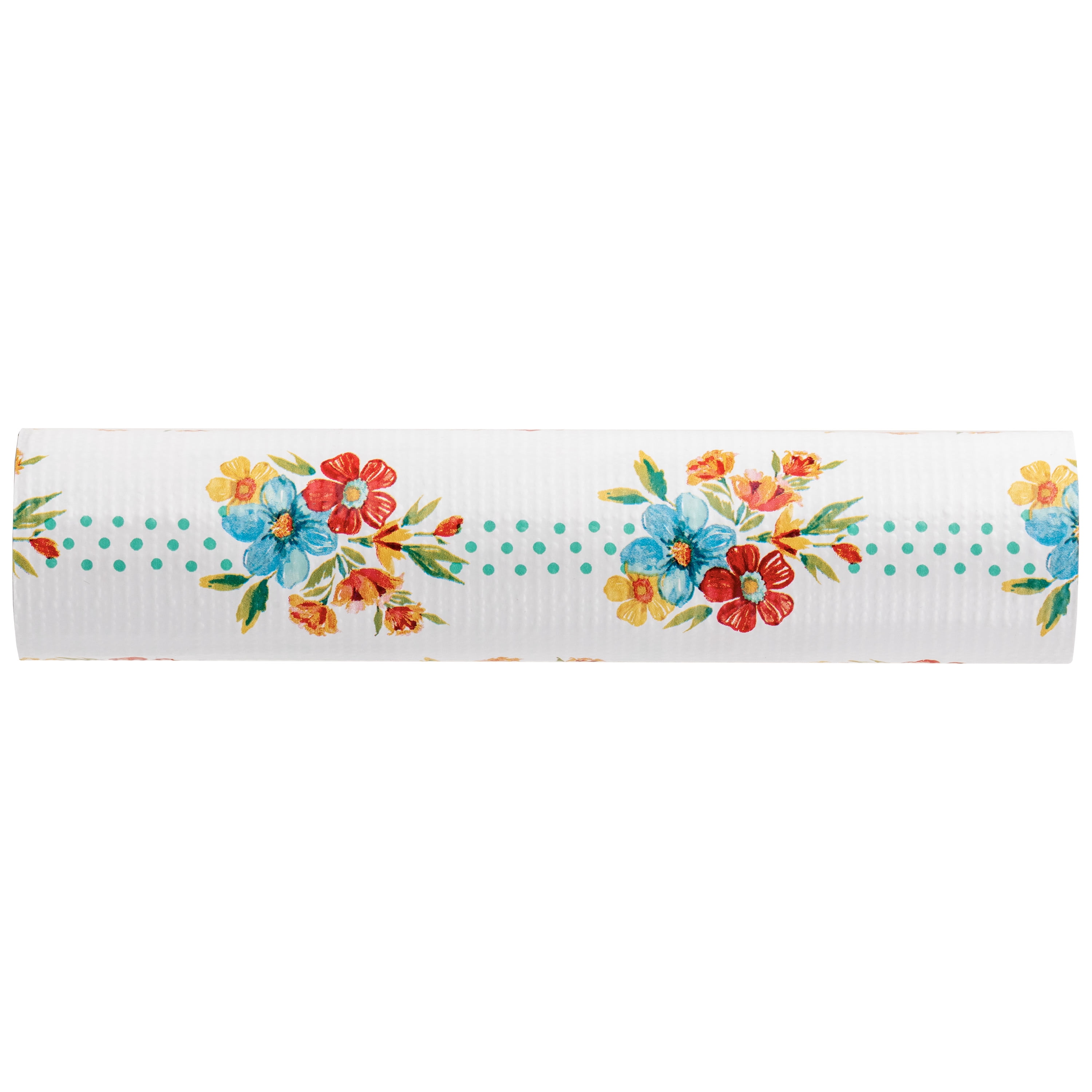 The Pioneer Woman Non-Adhesive Shelf Liner, Blooming Bouquet, 20 in. x 6 ft. Roll, 3 Count, Size: 20 inch x 6 inch