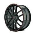 thumbnail image 2 of 18x8 Touren TR60 Black/Red RING Wheel 5x112/5x120 (40mm), 2 of 2