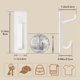 thumbnail image 4 of Ganchos de pared pickpiff, paquete de 4, doble gancho, adhesivos, 6 kg, 4 of 6