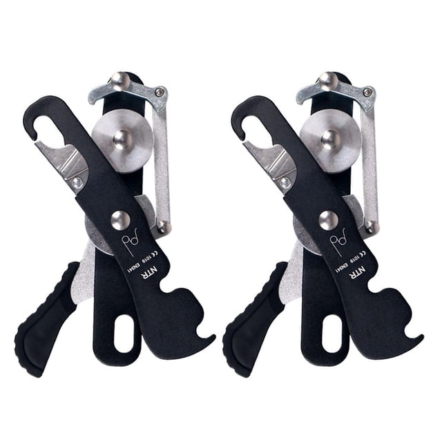 2x Descensor para Cuerda de 12 mm DYNWAVEMX Escalada en Roca Rappelling Abseil Detener el descensor