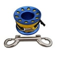 thumbnail image 2 of Professional Scuba Diving Finger Spool Reel Line, 15M Compact Snorkeling Dive Blue, 2 of 7