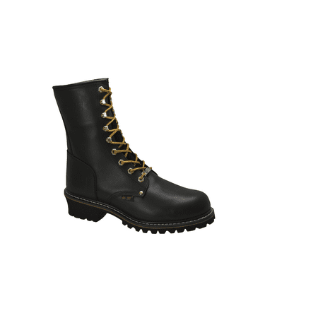 

Men 9 Logger Boots Steel Toe Waterproof