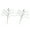 Silver, variant on ZPAQI Holly Berries Stems Christmas Plant Arrangement for Christmas Wreaths Wedding