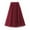 Wine, variant on Homenesgenics Long Skirts for Women Summer Women's Solid Color Ruffled Mesh Skirt High Waist Prom Poached Skirt Half-length Skirt