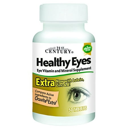 21st Century Healthy Eyes Extra Tablets, 50 Count (Best Male Vocalists Of The 21st Century)
