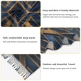 thumbnail image 5 of FORMRS Womens Scarf Winter Soft Long Big Warm Shawls Wrap Tassel Scarves, Elegant Geometric Pattern, 5 of 9