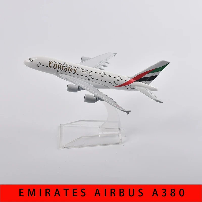 1:400 Diecast Metal Planes United Arab Emirates Airline Airbus A380 Aircraft Model Planel Airplane Collect Gifts