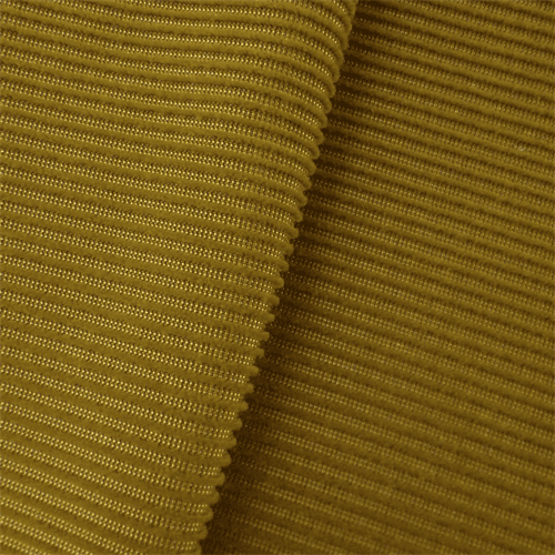 P. Kaufmann Mustard Yellow Mohair Stripe Velvet Upholstery Fabric