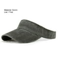 thumbnail image 3 of Cheers.US Sport Sun Visor Hats Adjustable Empty Top Baseball Cap Denim Ball Caps for Women and Men, 3 of 3