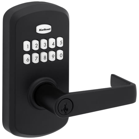 Kwikset 955KNL-514S Smartcode 955 Electronic Keypad Entry Leverset - Black