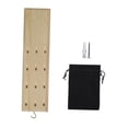 thumbnail image 4 of DYNWAVECA Wall Mount Holder Bracket Easy Installation Display Rack with Accessory Storage Bag for Workshop Bar Game Room Wood, 4 of 10