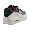 thumbnail image 3 of Nike Air Max 90 Leather Se GS Boys Shoes Size 3.5, Color: Off Noir/Metallic Pewter/Black, 3 of 6