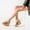 Brown, variant on Sandals Women,AXXD Women's Shoes Comfortable Leisure Sexual Patterns Open Toe Nozzle Square High Heel Slippers for Reduce Black 7.5