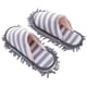 thumbnail image 2 of 1 par de pantuflas de chenilla, multifuncionales, para limpiar el piso, cubierta de zapatos, herramientas de limpieza del hogar, tamaño libre (gris), 2 of 8