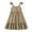 Khaki, variant on REDARER Girls' Flutter Strap Button-Down Tiered Maxi Dress Casual Ruffle Hem Summer Dress,4-5 Years