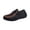 Black_011, variant on Men's Leather Casual Slip-On Loafers Driving Walking Shoes for 2026 Summer,Vintage Trendy Comfy Hand-Stitching Non-Slip Dress Flats Wine 8 (EU-41)