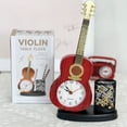 thumbnail image 2 of Soporte para bolígrafos, violín, reloj, plástico, soporte para lápices de escritorio, orgánico, 2 of 3