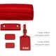 thumbnail image 3 of Kit Travel Accents Kit TUMI Accents con parches y etiqueta de piel, 3 of 7