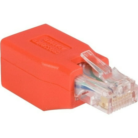 StarTech Gigabit Cat 6 to Crossover Ethernet Adapter, Red