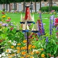 thumbnail image 6 of ZephyrZing 2023 New Kinetic Art Wind Sculpture - Summer Lighthouse Sailboat Windmills, Nautical Art Garden Windmills, Large Metal Sailboat Wind Spinners Decor for Outdoor Yard and Garden (1pc), 6 of 6
