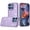 Purple, variant on For Moto G 5G 2025/2026 / G PLAY 2026 Beautiful Diamond Metallic Design Metal Chrome Edged Hybrid - Cosmic Orange