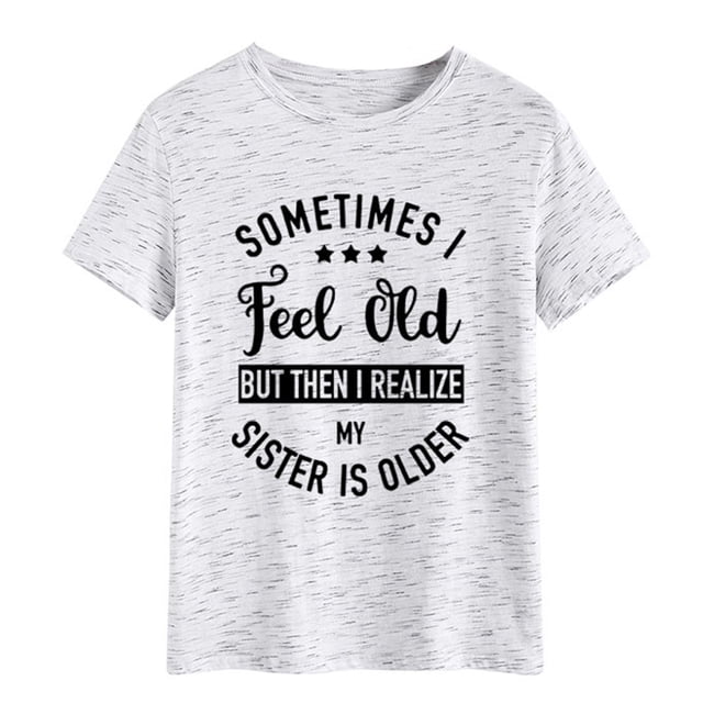 Blusa informal de cuello redondo para mujer, manga corta, elegante y a la moda, XXXL, estampado gris grafito y negro