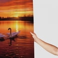 thumbnail image 3 of Fenyluxe Sunset Magic Pretty Shower Curtain Bathroom Decor Polyester Fiber Home Bathtubs Decoration with Hooks 60x72, 3 of 7