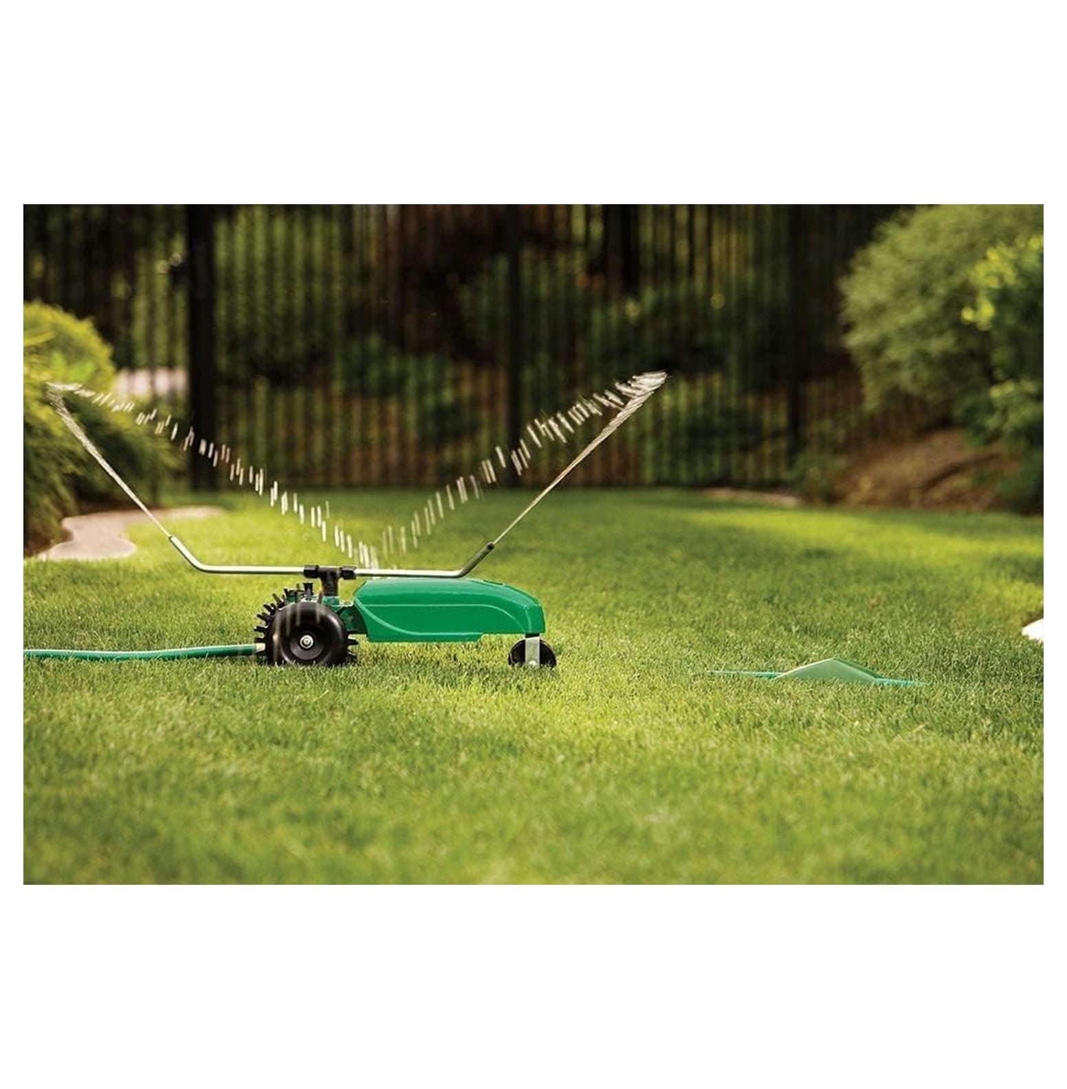 Traveling Sprinkler, Green (Traveling Sprinkler Arms & Tee Replacement)