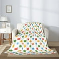 thumbnail image 2 of Hirioo Undersea Animals for Flannel Blanket, Cozy and Warm Throw for Bed or Couch ,Perfect for All Seasons-60"x50", 2 of 6