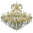 thumbnail image 2 of Elegant Lighting 2800G72G-EC 72 Dia. x 60 H in. Maria Theresa Collection Large Hanging Fixture - Elegant Cut, Gold Finish, 2 of 2