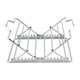 thumbnail image 1 of Rack de asado Costilla de parrilla de vegetales Grillero grande Ligera de accesorios BBQ Hool para jamones asados ​​pollos, 1 of 9